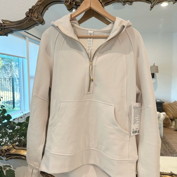 Scuba Oversized Half Zip Hoodie (long)